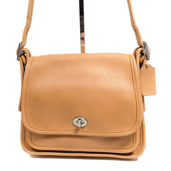 Coach Handbags - COACH Rambler's Vintage Handmade Vintage Glove Tanned All Leather Bag